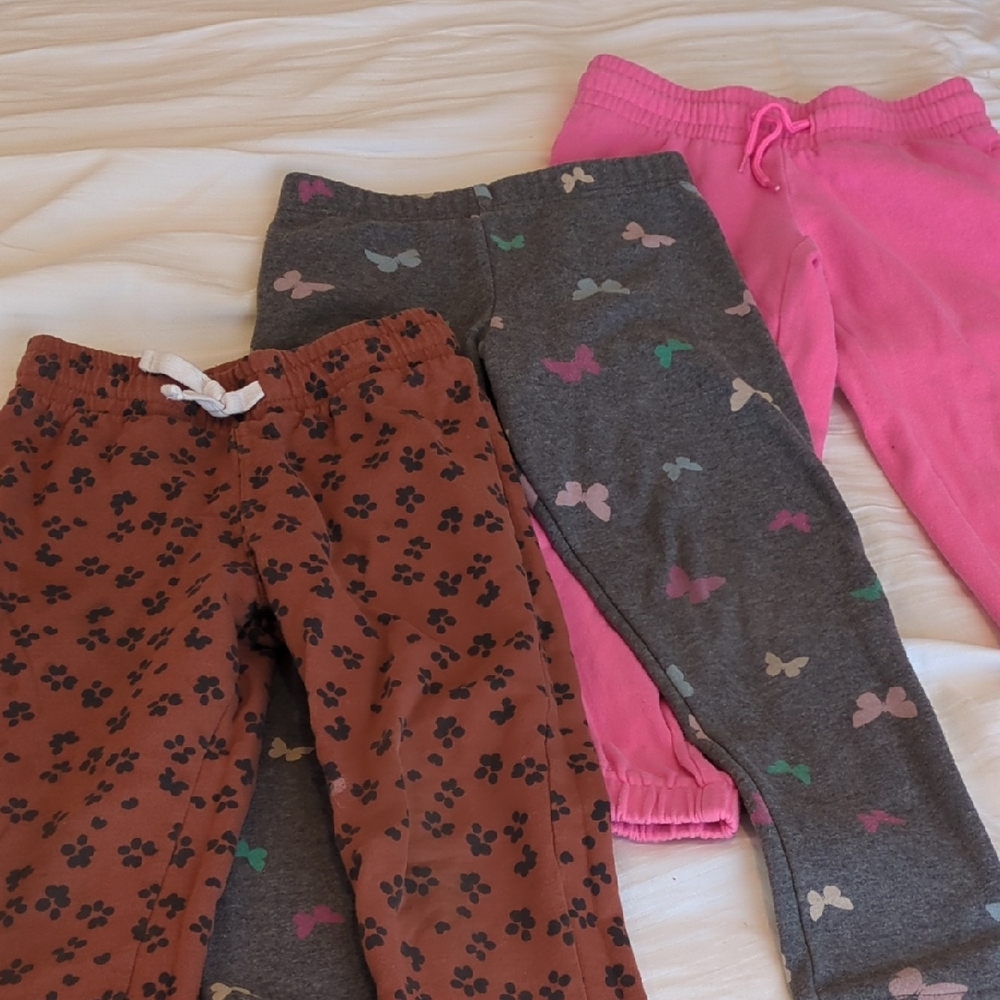 Multiples Kids Sweatpants & Joggers - Brown, Gray, Pink